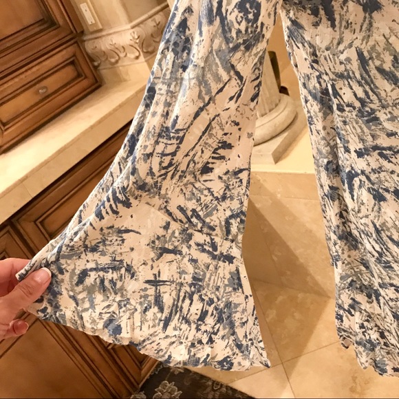 Boho Flowy Dress Keyhole Back, NWOT size M - Picture 8 of 8